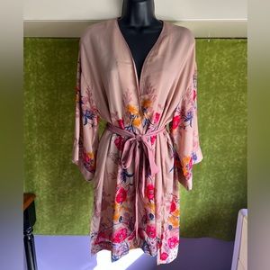 A New Day blush pink floral kimono